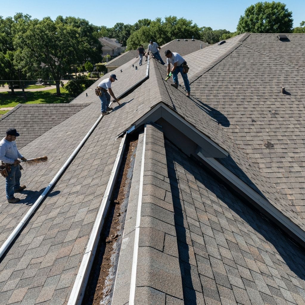Roof maintenance services